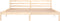 vidaXL - Bedframe - massief - grenenhout - 200x200 - cm