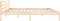 vidaXL - Bedframe - massief - grenenhout - 200x200 - cm