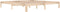 vidaXL - Bedframe - massief - grenenhout - 200x200 - cm