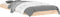 vidaXL - Bedframe - massief - grenenhout - 75x190 - cm