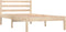 vidaXL - Bedframe - massief - grenenhout - 90x190 - cm