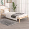vidaXL - Bedframe - massief - grenenhout - 90x190 - cm