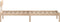 vidaXL - Bedframe - massief - grenenhout - 90x190 - cm