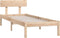 vidaXL - Bedframe - massief - grenenhout - 90x190 - cm