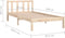 vidaXL - Bedframe - massief - grenenhout - 90x190 - cm