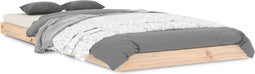 vidaXL - Bedframe - massief - grenenhout - 90x200 - cm