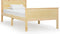 vidaXL - Bedframe - massief - grenenhout - 90x200 - cm