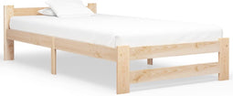 vidaXL - Bedframe - massief - grenenhout - 90x200 - cm