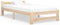 vidaXL - Bedframe - massief - grenenhout - 90x200 - cm