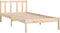 vidaXL - Bedframe - massief - grenenhout - 90x200 - cm