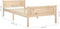 vidaXL - Bedframe - massief - grenenhout - 90x200 - cm