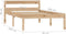vidaXL - Bedframe - massief - grenenhout - 90x200 - cm