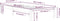vidaXL - Bedframe - massief - grenenhout - 90x200 - cm