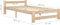 vidaXL - Bedframe - massief - grenenhout - 90x200 - cm