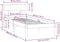 vidaXL - Bedframe - massief - grenenhout - 90x200 - cm