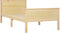 vidaXL - Bedframe - massief - grenenhout - 90x200 - cm