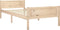 vidaXL - Bedframe - massief - grenenhout - 90x200 - cm