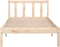 vidaXL - Bedframe - massief - grenenhout - 90x200 - cm