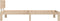vidaXL - Bedframe - massief - grenenhout - 90x200 - cm
