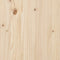 vidaXL - Bedframe - massief - grenenhout - 90x200 - cm
