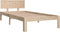 vidaXL - Bedframe - massief - grenenhout - 90x200 - cm