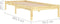vidaXL - Bedframe - massief - grenenhout - 90x200 - cm