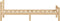 vidaXL - Bedframe - massief - grenenhout - 90x200 - cm