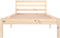 vidaXL - Bedframe - massief - grenenhout - 90x200 - cm