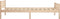 vidaXL - Bedframe - massief - grenenhout - 90x200 - cm