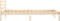 vidaXL - Bedframe - massief - grenenhout - 90x200 - cm