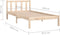 vidaXL - Bedframe - massief - grenenhout - 90x200 - cm