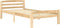 vidaXL - Bedframe - massief - grenenhout - 90x200 - cm