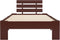 vidaXL - Bedframe - massief - grenenhout - donkerbruin - 100x200 - cm