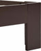 vidaXL - Bedframe - massief - grenenhout - donkerbruin - 100x200 - cm