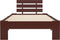 vidaXL - Bedframe - massief - grenenhout - donkerbruin - 100x200 - cm