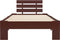 vidaXL - Bedframe - massief - grenenhout - donkerbruin - 100x200 - cm