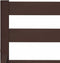 vidaXL - Bedframe - massief - grenenhout - donkerbruin - 120x200 - cm