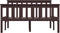 vidaXL - Bedframe - massief - grenenhout - donkerbruin - 120x200 - cm