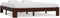 vidaXL - Bedframe - massief - grenenhout - donkerbruin - 160x200 - cm