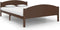 vidaXL - Bedframe - massief - grenenhout - donkerbruin - 160x200 - cm