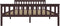 vidaXL - Bedframe - massief - grenenhout - donkerbruin - 160x200 - cm
