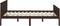 vidaXL - Bedframe - massief - grenenhout - donkerbruin - 160x200 - cm
