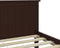 vidaXL - Bedframe - massief - grenenhout - donkerbruin - 160x200 - cm