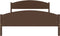 vidaXL - Bedframe - massief - grenenhout - donkerbruin - 160x200 - cm