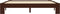 vidaXL - Bedframe - massief - grenenhout - donkerbruin - 160x200 - cm