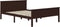vidaXL - Bedframe - massief - grenenhout - donkerbruin - 160x200 - cm