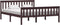 vidaXL - Bedframe - massief - grenenhout - donkerbruin - 160x200 - cm