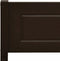 vidaXL - Bedframe - massief - grenenhout - donkerbruin - 160x200 - cm