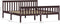 vidaXL - Bedframe - massief - grenenhout - donkerbruin - 180x200 - cm