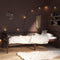 vidaXL - Bedframe - massief - grenenhout - donkerbruin - 90x200 - cm